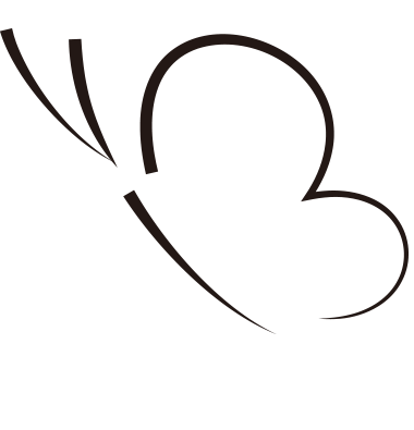 蝶々が羽ばたくアニメーション